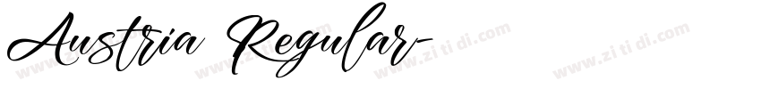 Austria Regular字体转换